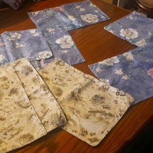 Table placement 8 together different color and pattern